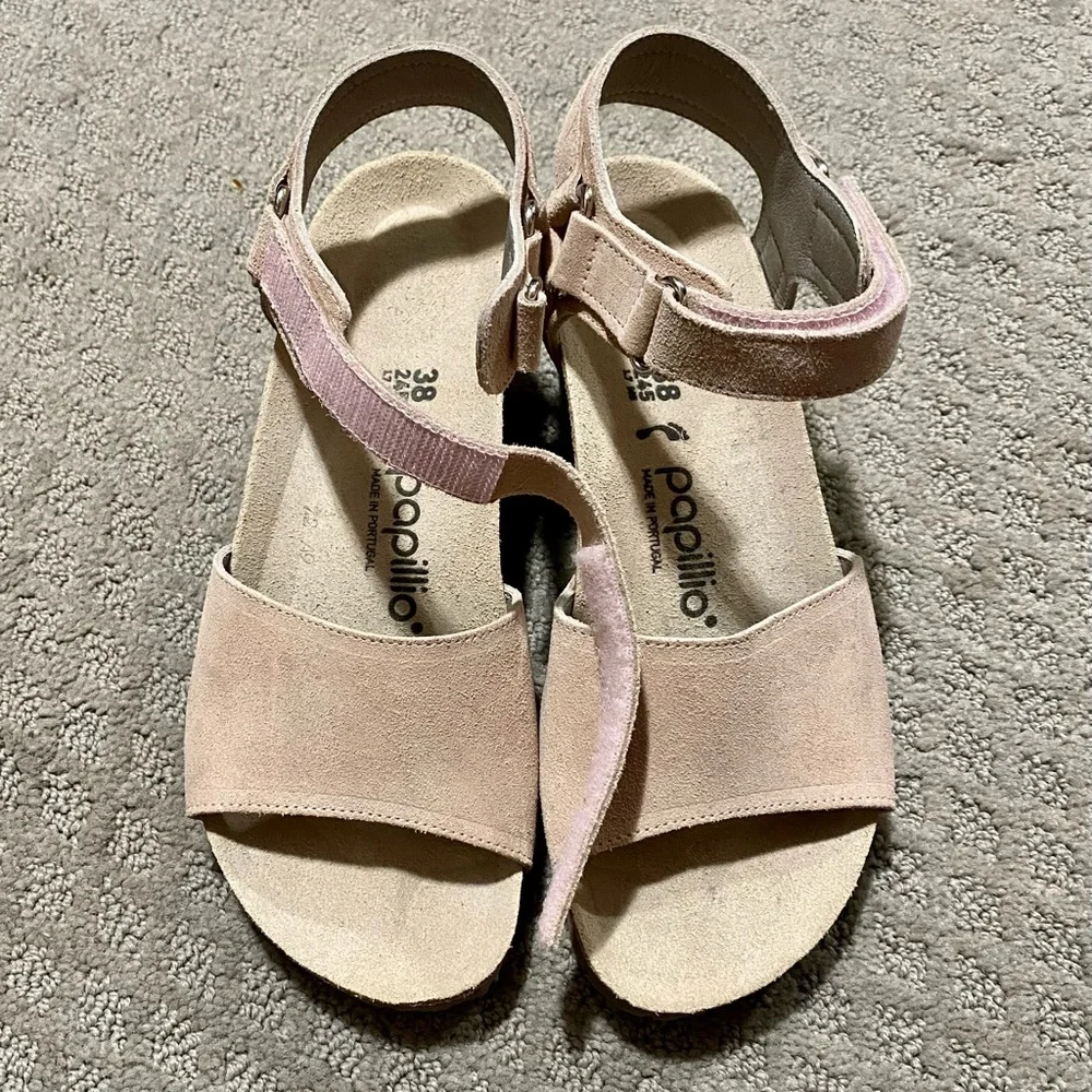 NWOT Papillio Birkenstock Eve Wedge Sandal sz 38 (sz 7-7.5) - Picture 7 of 7